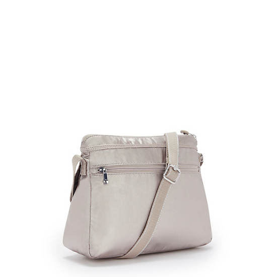 Kipling Aisling Metallic Crossbody Táska Titán | HU 1047JP